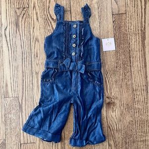 Juicy Couture Baby Denim Jumpsuit Romper 3-6 month